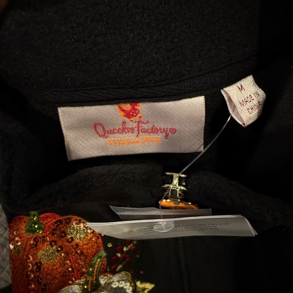 Fall Pumpkin Fleece Vest - New WT - Picture 4 of 5